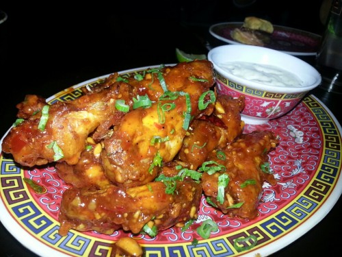 Kung Pao Chicken Wings - peanuts, house-made buttermilk ranch